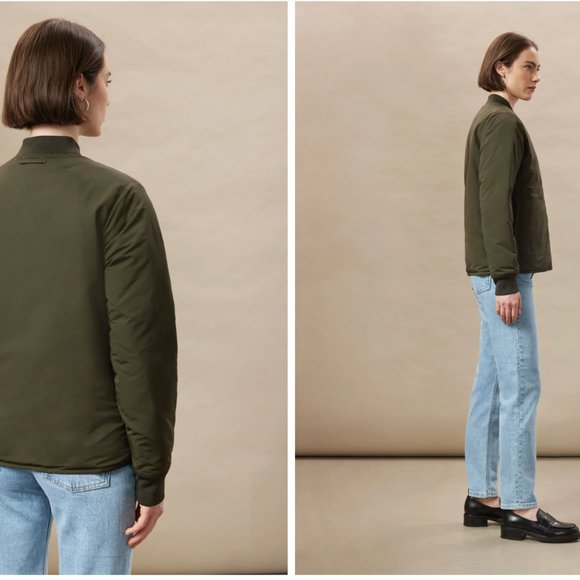 Frank And Oak Skyline Reversible Bomber in Rosin, size small - Picture 13 of 14